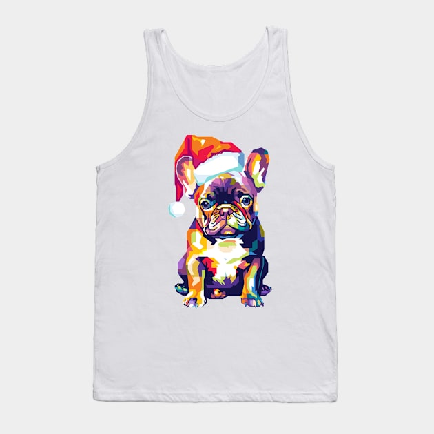 Christmas dog popart Tank Top by giltopann